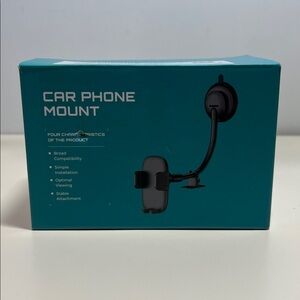 Qifutan Black Car Phone Mount